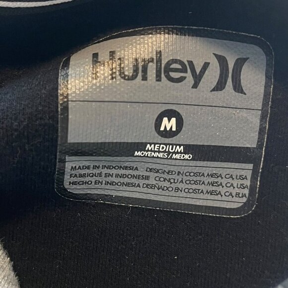 Hurley Men's M Phantom Advance Crew Sweatshirt Gray Heather Sporty Athletic - Picture 2 of 9